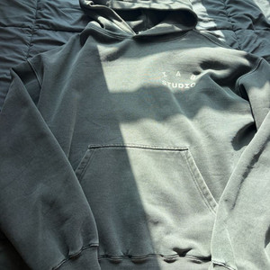 아이앱 스튜디오 피그먼트 후드티 L