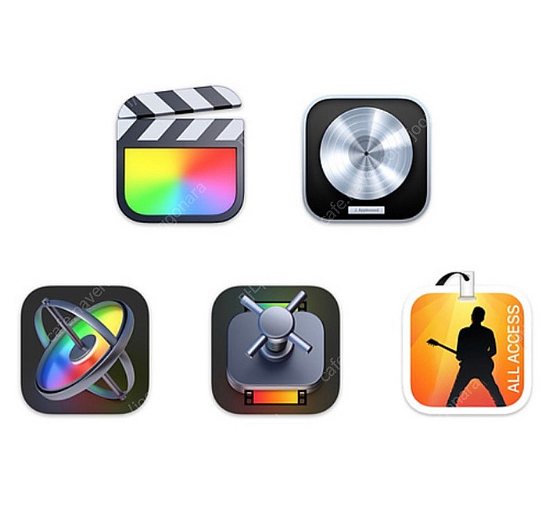 애플 프로앱 국내 정품 패키지 판매(파이널컷,로직프로 외3종)--0