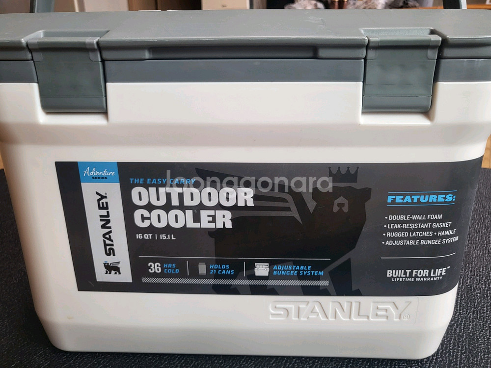 스탠리 아웃도어 쿨러 15.1L 화이트--1