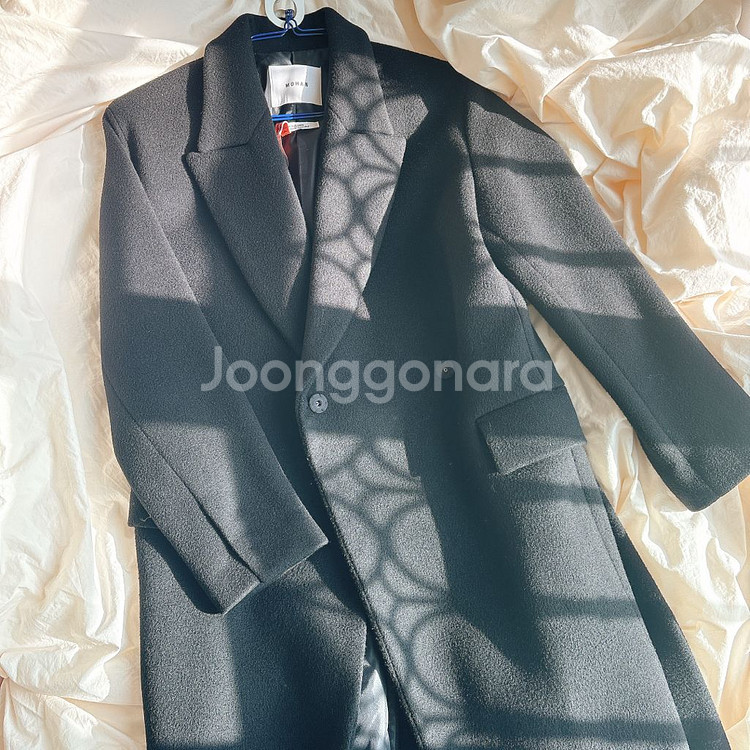 모한 울100 캐시미어 혼방코트--4