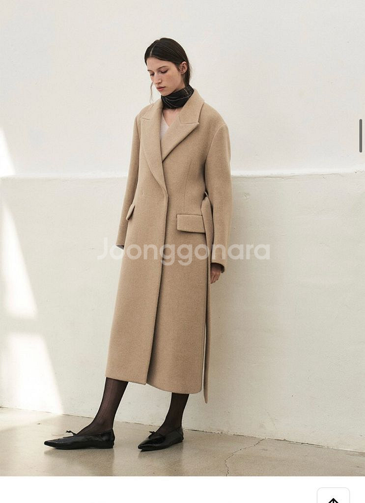 모한 울100 캐시미어 혼방코트--6