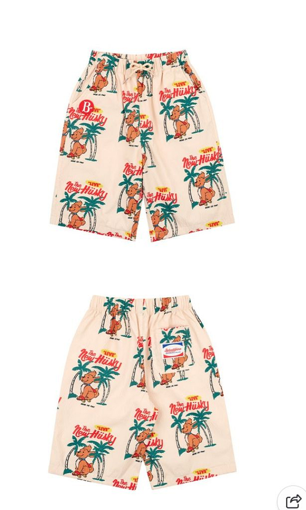 베베드피노 하와이안퍼피7부팬츠-130--0