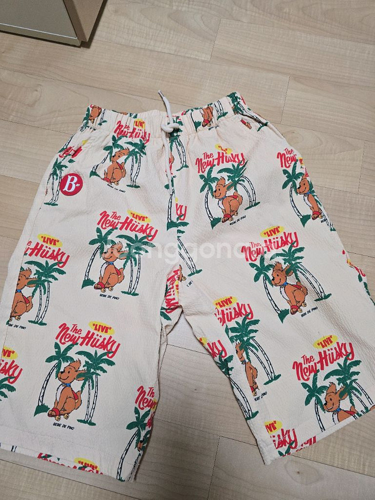 베베드피노 하와이안퍼피7부팬츠-130--1