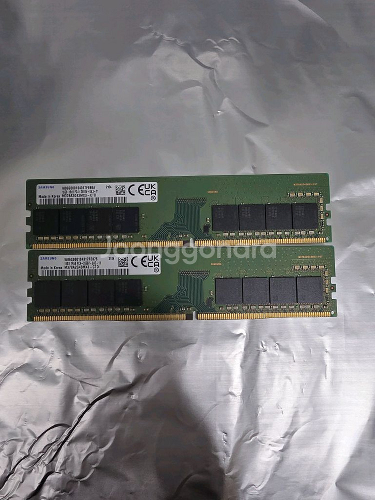 삼성 ddr4 16g 4개--1