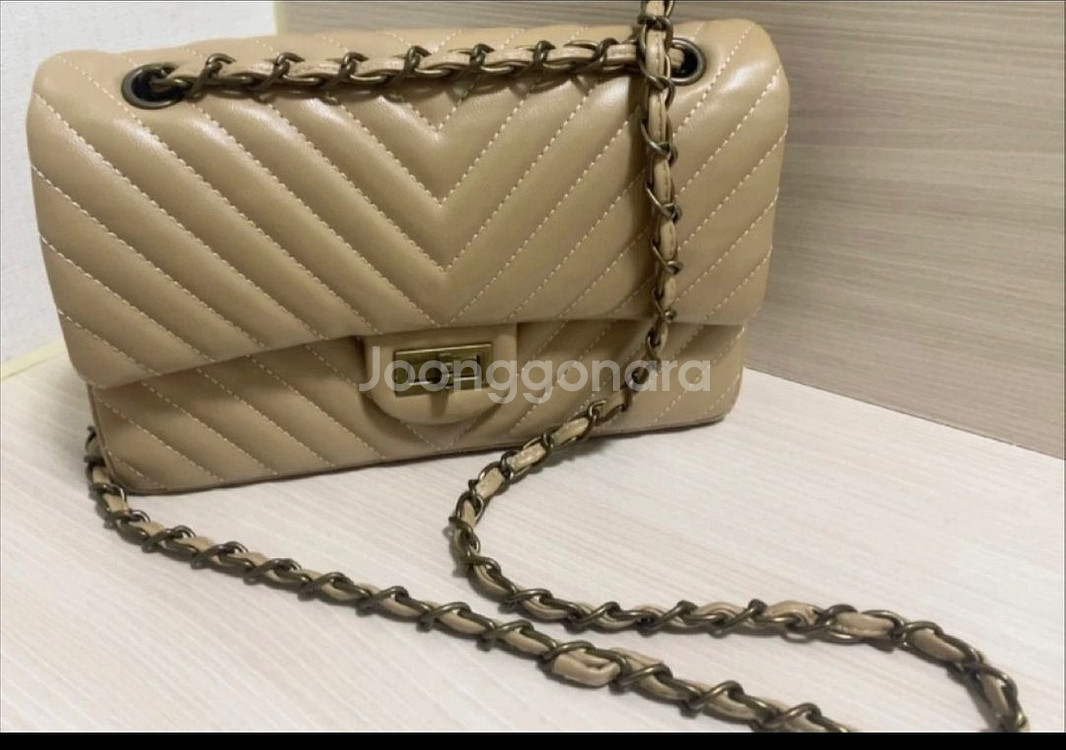 베이지 플립백--0