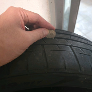 벨로스터n 순정 휠타이어 3짝 판매합니다(타이어 1본 서비스)