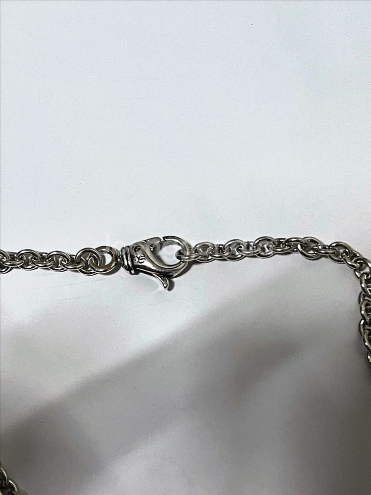 크롬하츠 NE체인 목걸이+더블대거 팬던트 세트--6