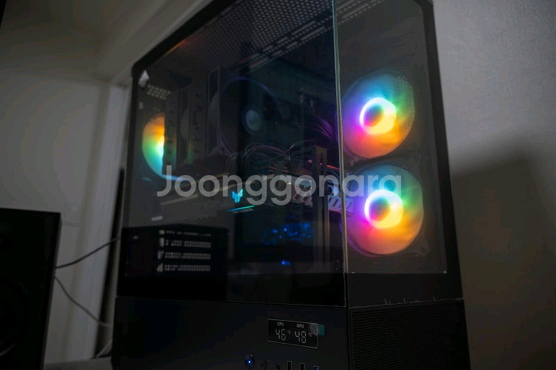 앱코 U30P 마린+ 디스플레이 어항형 강화유리 케이스 RGB 3팬--2