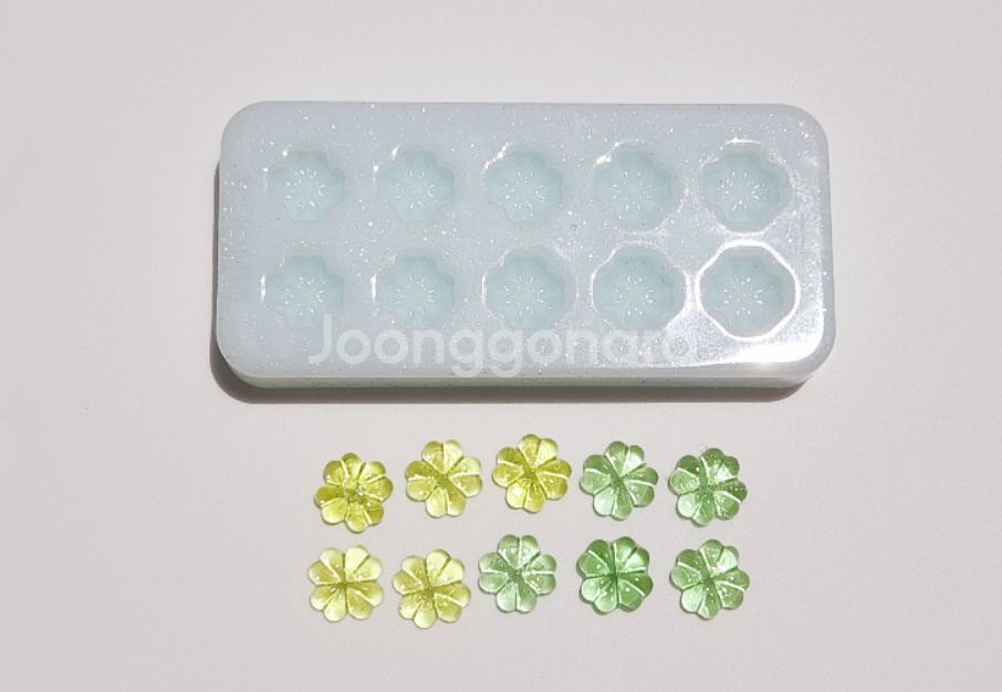 미니 네잎클로버 레진몰드 판매 (몰드 사진 포함)--0