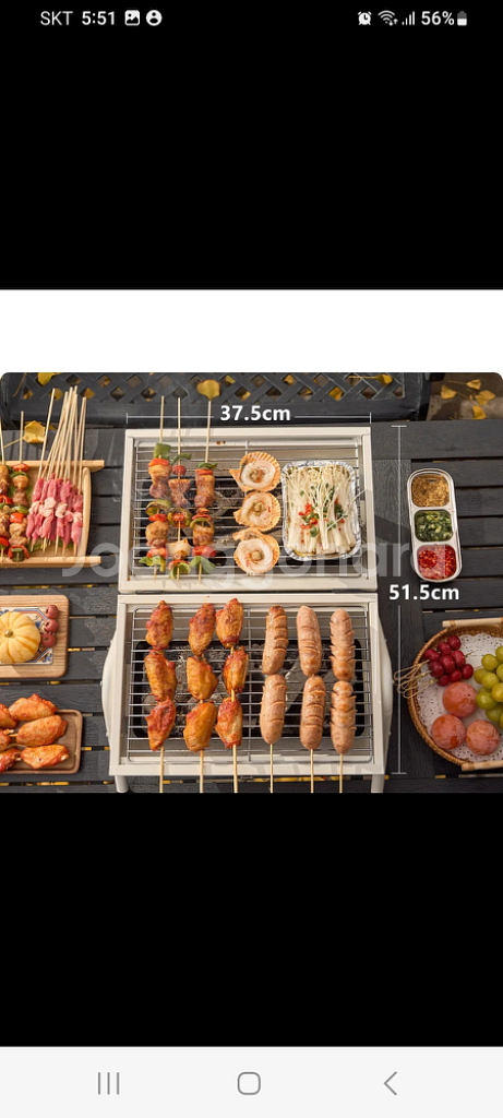 [$새제품]캠핑버너 캠핑화로대화로 캠핑바베큐그릴--4