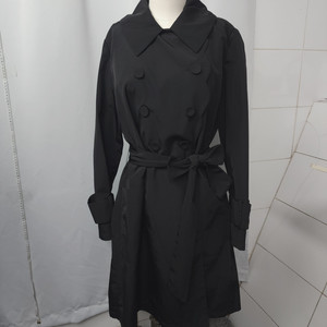 66(108) 디온더라벨 새상품 블랙 트렌치 코트