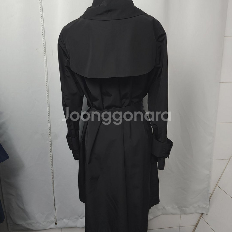 66(108) 디온더라벨 새상품 블랙 트렌치 코트--3