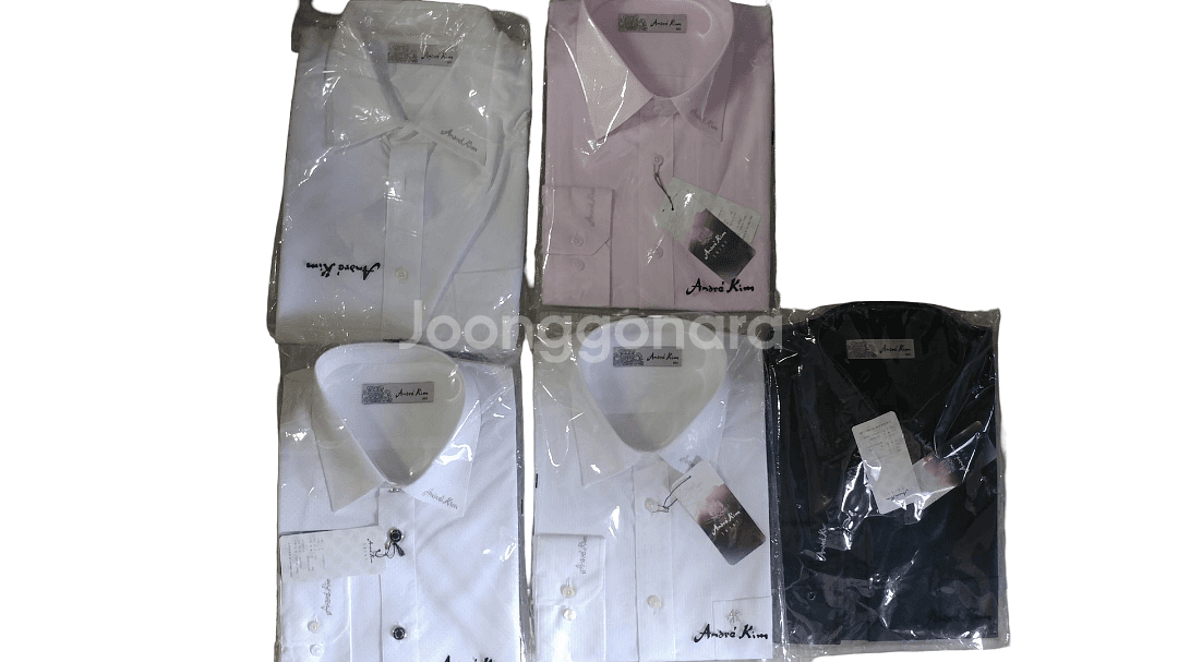 와이셔츠 카운테스 마라 사이즈 105M, 앙드레김 사이즈 100M--3