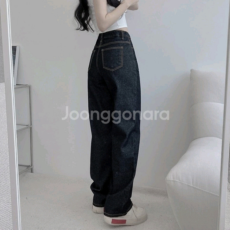 블림핏 생지흑청 롱 와이드 팬츠 XS 자체제작 / 고고싱 니썸 베이델리 슬로우앤드 데일리쥬 블랙업 에드모어 매니크--2