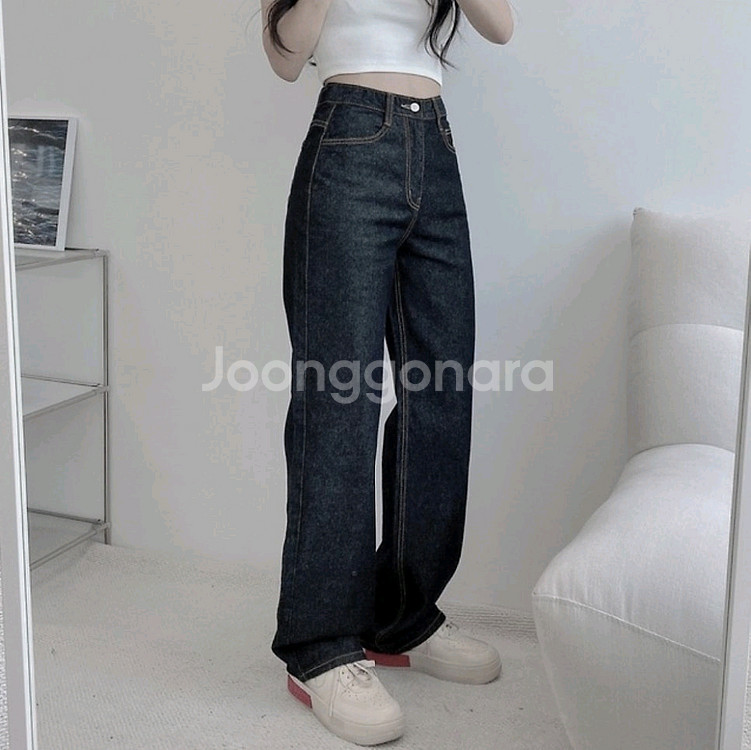 블림핏 생지흑청 롱 와이드 팬츠 XS 자체제작 / 고고싱 니썸 베이델리 슬로우앤드 데일리쥬 블랙업 에드모어 매니크--4