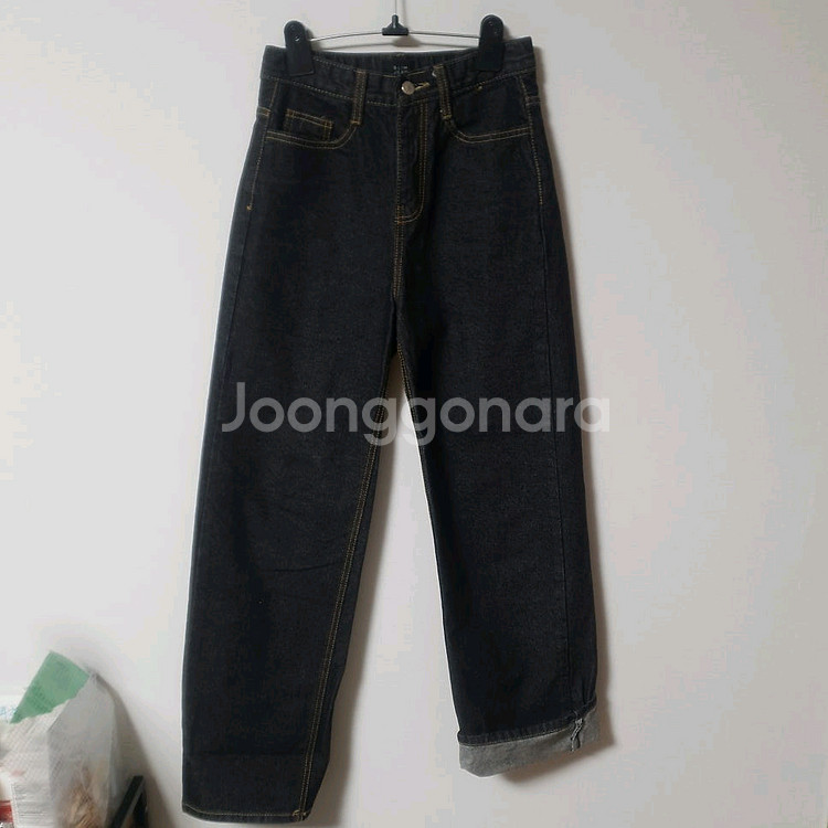 블림핏 생지흑청 롱 와이드 팬츠 XS 자체제작 / 고고싱 니썸 베이델리 슬로우앤드 데일리쥬 블랙업 에드모어 매니크--7