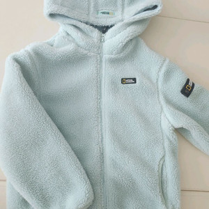 내셔널지오그래픽키즈 후드 점퍼 110 .130민트