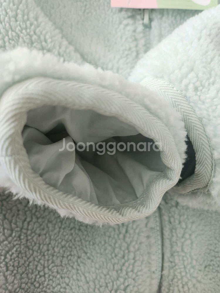 내셔널지오그래픽키즈 후드 점퍼 110 .130민트--1