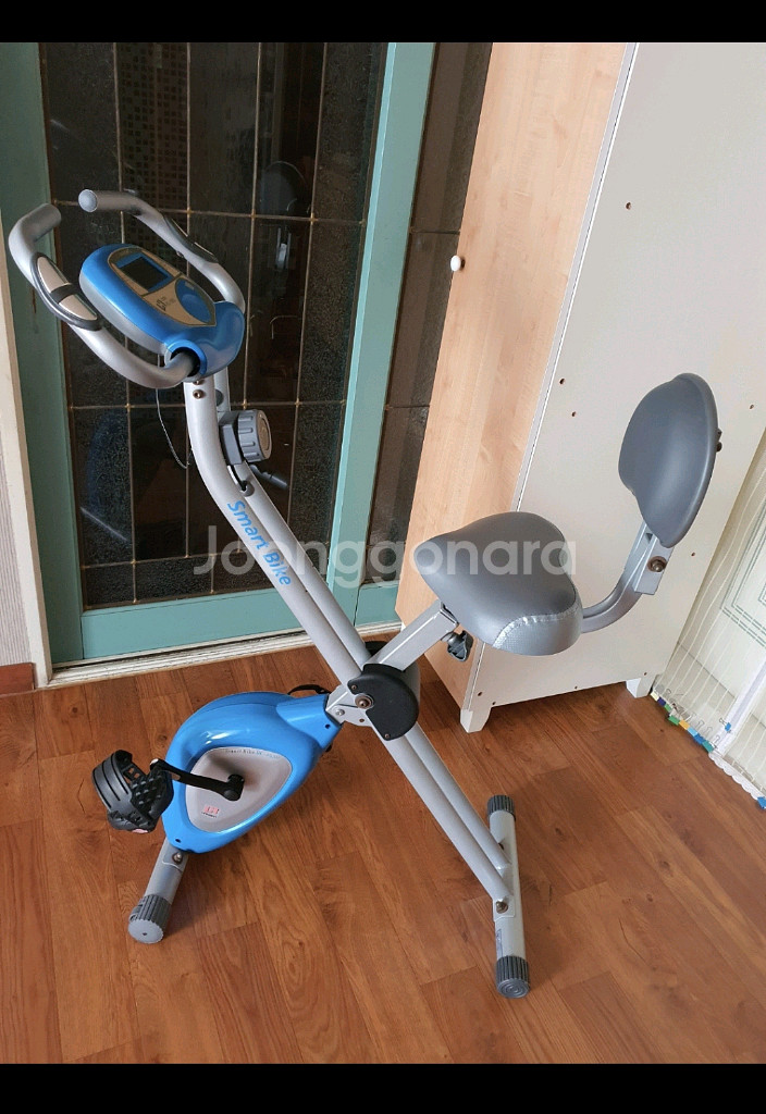 실내자전거실내에서튼튼하게다리운동하실분저렴히2만원예쁜조화는덤--3