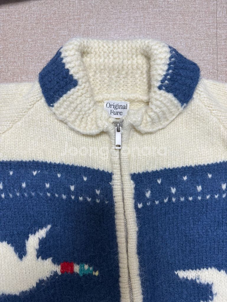 Original Pure,울 니트 가디건,새상품,55-77까지,한파용--7