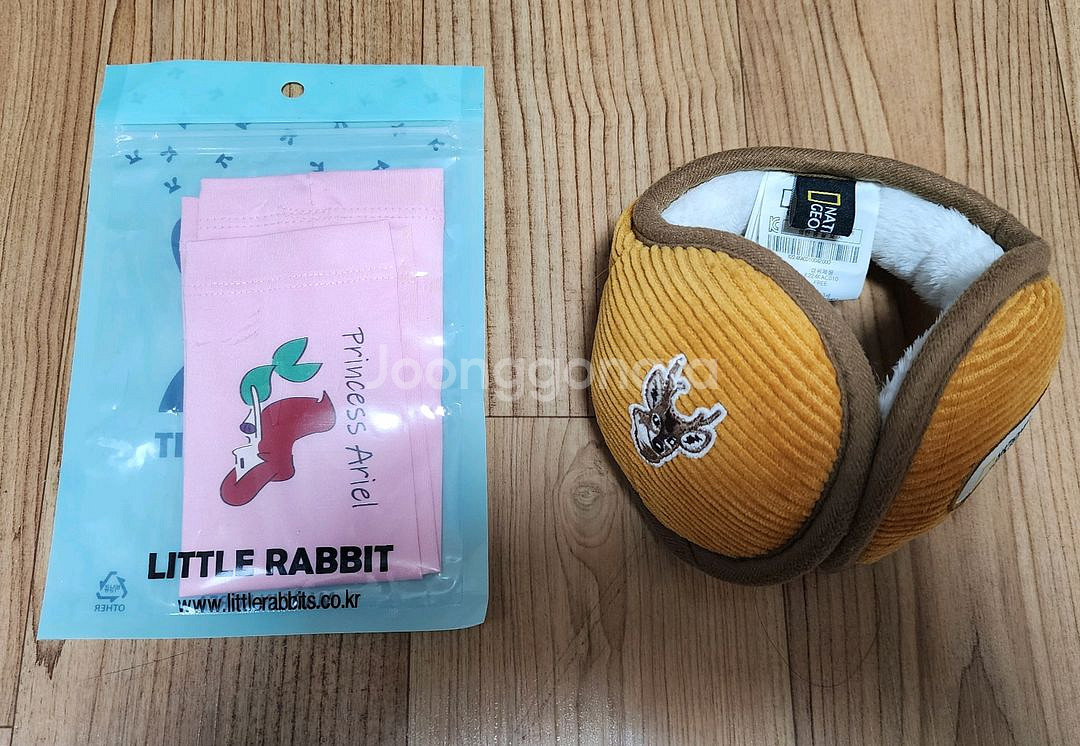 유아 내셔널지오그래픽 코듀로이 이어 워머 귀마개,팔토시--0