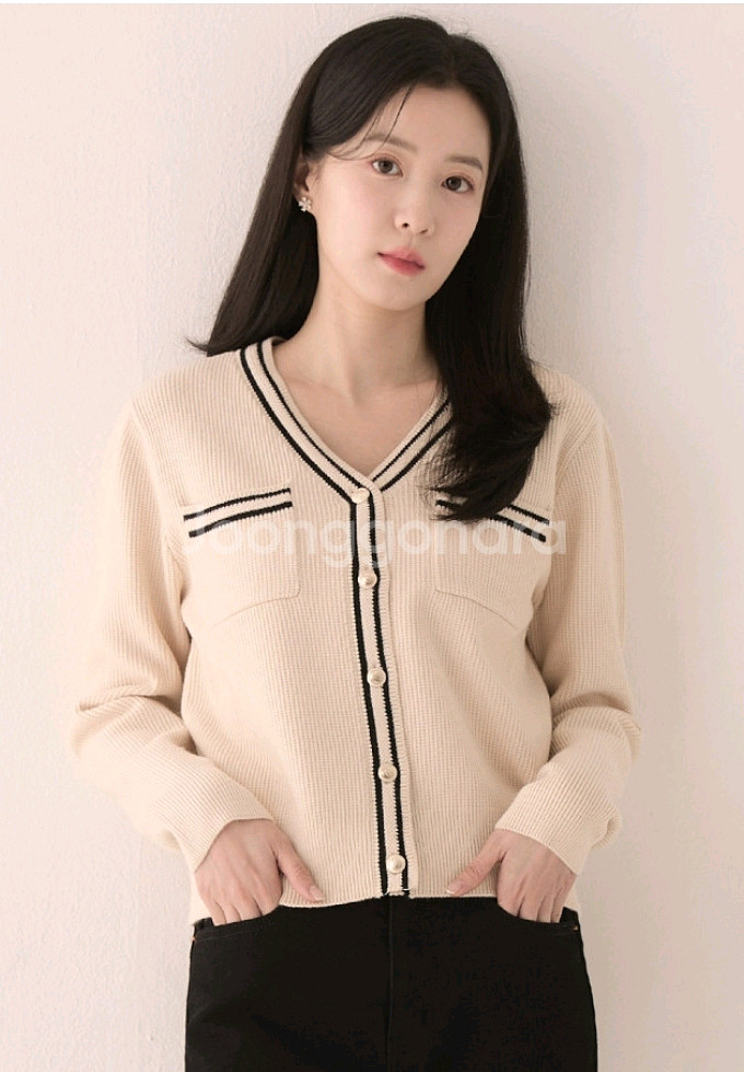 로엠 니트 가디건 m 새상품--0