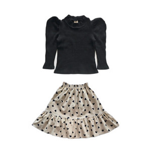 여아 도톰 티 스커트세트 100사이즈