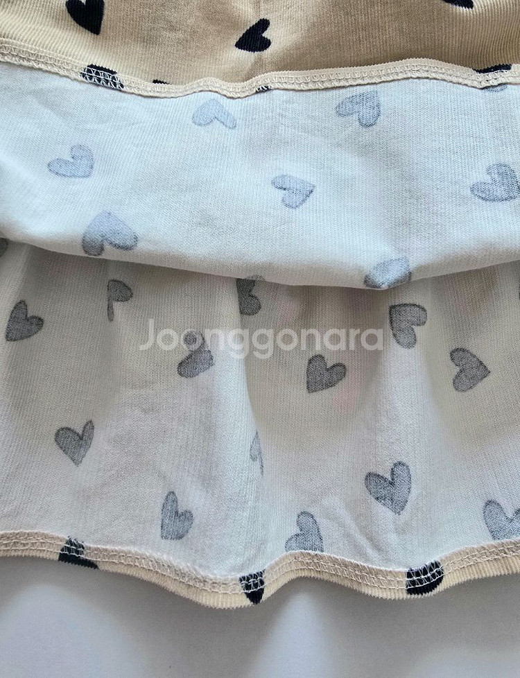 여아 도톰 티 스커트세트 100사이즈--8