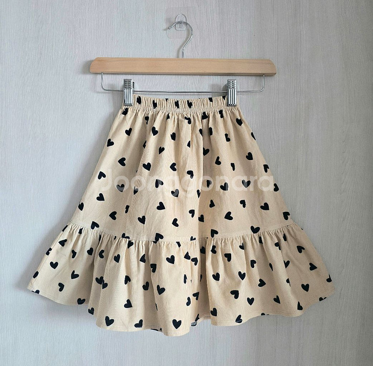 여아 도톰 티 스커트세트 100사이즈--6