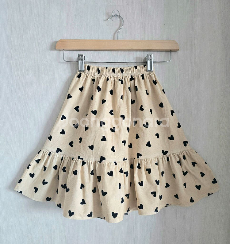 여아 도톰 티 스커트세트 100사이즈--7