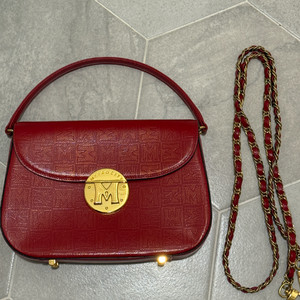 메트로시티 레드 핸드백