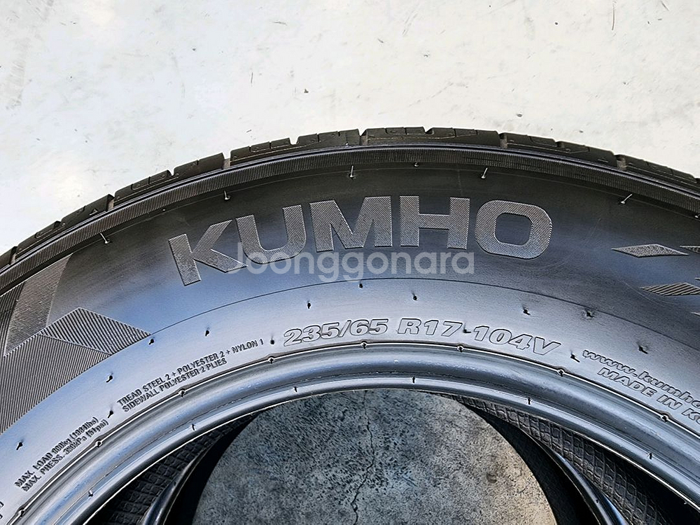 금호 솔루스 ta21 235 65 17 타이어 2본, 2356517--1