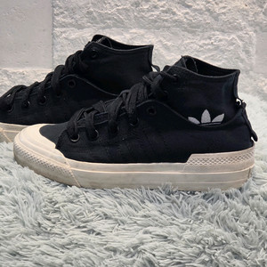 2a-12:아디다스 오리지널스 니짜 더블레이어 하이 블랙(240mm)
