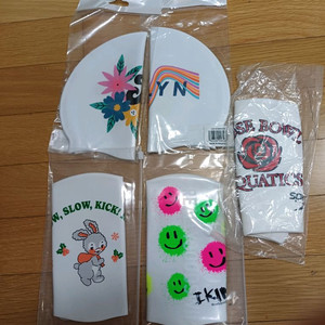 졸린물결수모+졸린매그수모+ 헤이엄메리끼리+리굿네온닷+ 스피도로즈볼.long 수모 총5종일괄판매