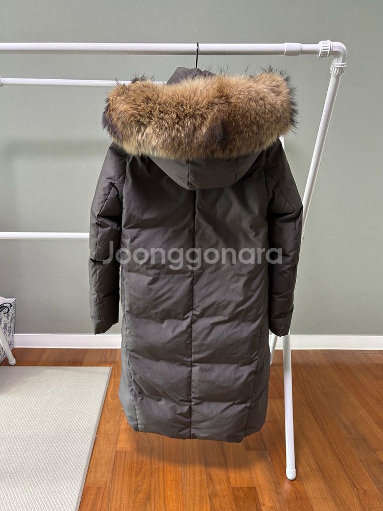 파슨스 구스 다운 라쿤퍼 롱패딩--7