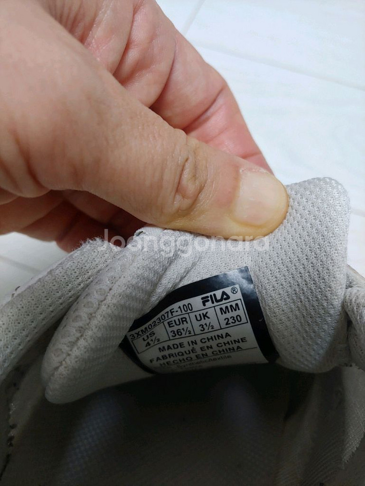 휠라 필라 벨크로 운동화 230사이즈(반값택포7천원)--7