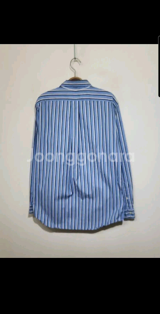 (L) 랄프로렌 폴로 셔츠 스트라이프 로고 남방 캐주얼--5