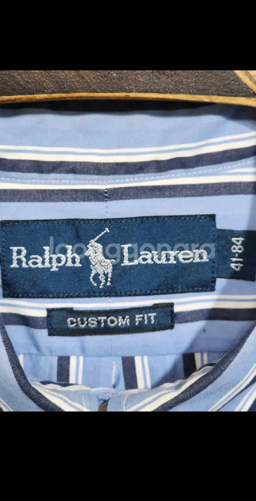 (L) 랄프로렌 폴로 셔츠 스트라이프 로고 남방 캐주얼--2