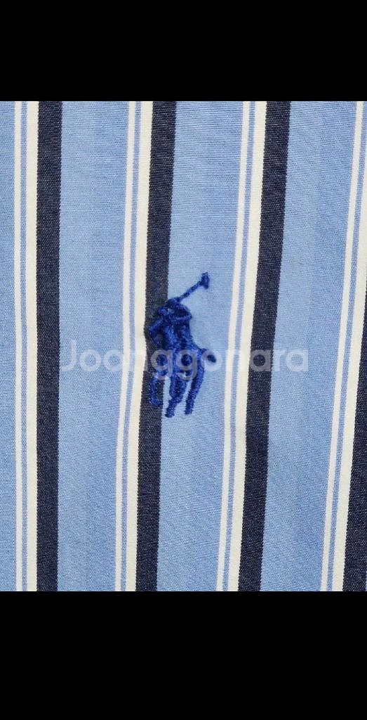 (L) 랄프로렌 폴로 셔츠 스트라이프 로고 남방 캐주얼--3