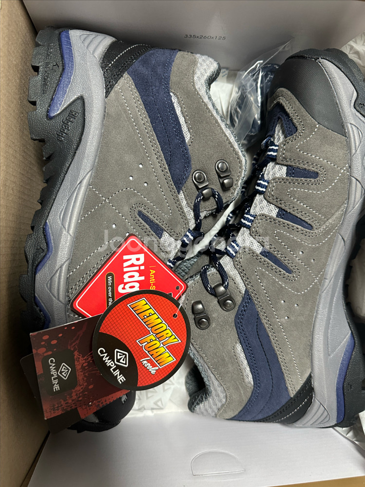 캠프라인 아이콘 등산화 275 새제품--0