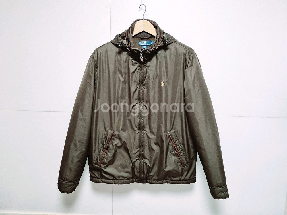 남성 폴로 랄프로렌 POLO 후드 스윙 패딩 점퍼 자켓--2