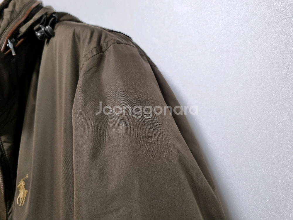 남성 폴로 랄프로렌 POLO 후드 스윙 패딩 점퍼 자켓--9