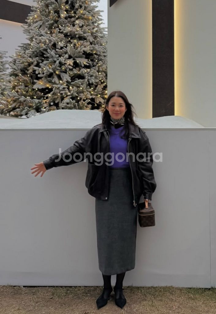 Salondeju 살롱드쥬 울 롱 스커트 S사이즈--2