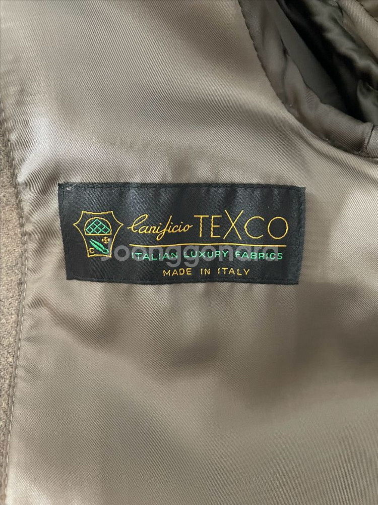 타임옴므 카멜&캐시미어 베이지 코트 95사이즈--4