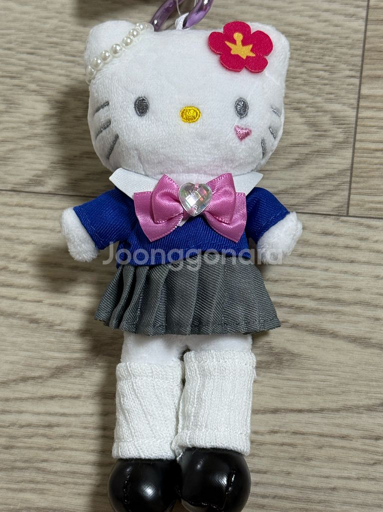 미사용 개별 산리오 헬로키티 고고걸 갸루 롱다리 키티교복 인형키링 스타일--3