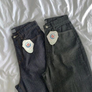 블림핏 오버핏 논페이드 생지 와이드 데님 팬츠 xs / 고고싱 니썸 베이델리 슬로우앤드 데일리쥬 블랙업 에드모어