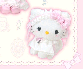 산리오 화이트프릴 챠미키티 누이 새상품--0