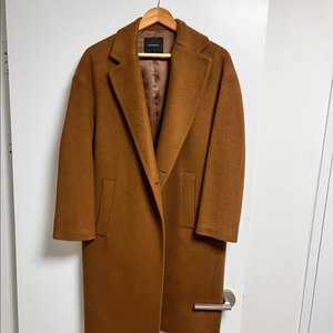 SHEMISS 쉬스미스 카멜 오버핏 롱 코트 66