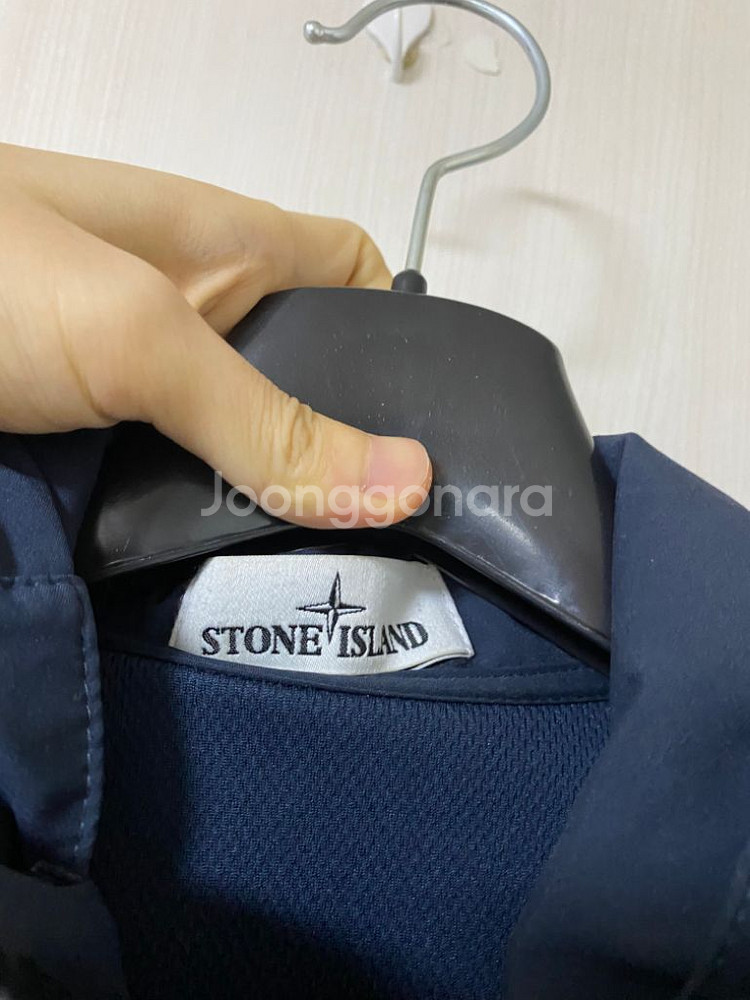 [20ss, M] 스톤아일랜드 소프트쉘 후드집업 네이비--2
