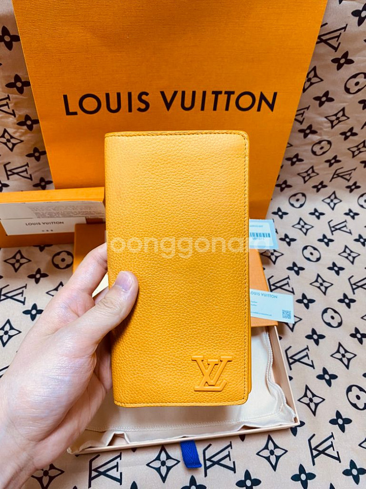 [풀구성] 루이비통 에어로그램 브라짜 월릿 장지갑--1